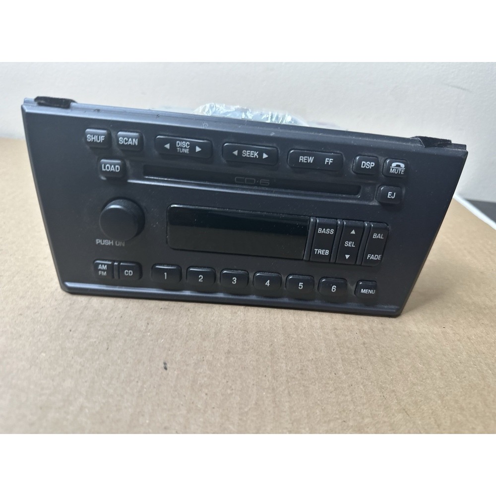 Ford Thunderbird Radio AM FM CD 6 Disc Stereo 02-05 OEM 1W6F-18C815-BF Tested